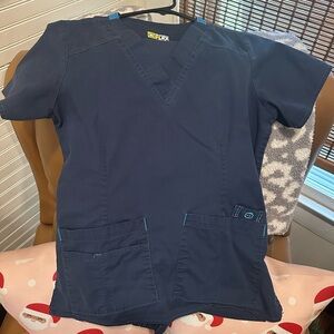 Wonderwink Flex Navy scrubs set